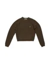 Acne Studios Pocket-detail Raglan-sleeve Sweater In Brown