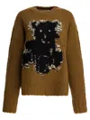 Acne Studios Crewneck Sweater In Brown