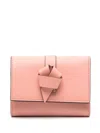 Acne Studios Musubi Folded Wallet In Rosa