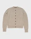 Acne Studios Kofta Fitted Yak Wool Grey Melange