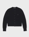 Acne Studios Kofta Yak Wool Fitted Svart In Black