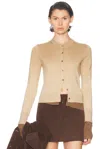 Acne Studios Kohona Silky Wool Sweater In Brown