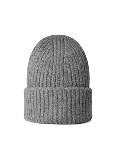 Acne Studios Korval Wool Blend Beanie In Gray