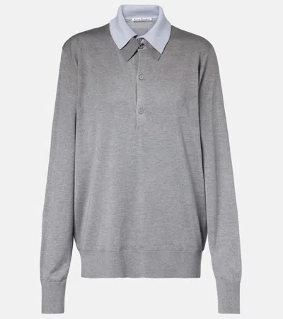 Acne Studios Koyalt Silk, Wool, And Cashmere Sweater