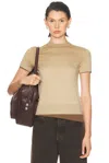 Acne Studios Kreien Silky Wool Top In Brown