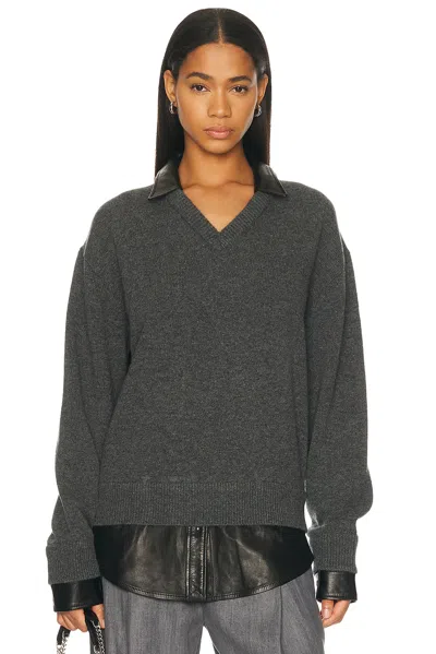 Acne Studios Krispo Sweater In Gray