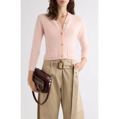 Acne Studios Krowna Cashmere Cardigan In Pink