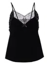 Acne Studios Lace Strap Blouse Woman Black In Black