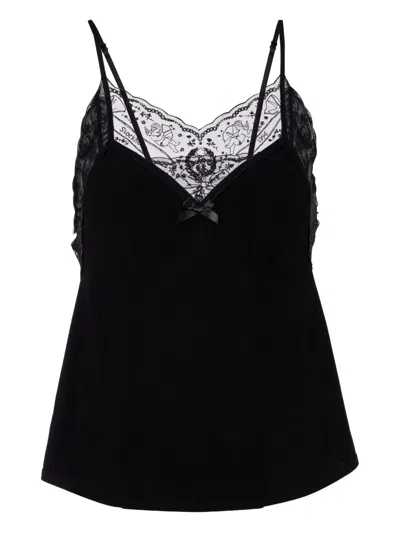 ACNE STUDIOS LACE-TRIMMED TANK TOP