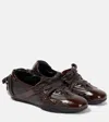 Acne Studios Sneakers Aus Leder In Braun