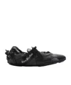 Acne Studios Men Leather Lace-up Sneakers In Black