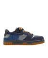 Acne Studios Fuzzy Low Top Sneakers In Black