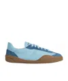Acne Studios Sneakers Bars M Mit Veloursleder In Blue