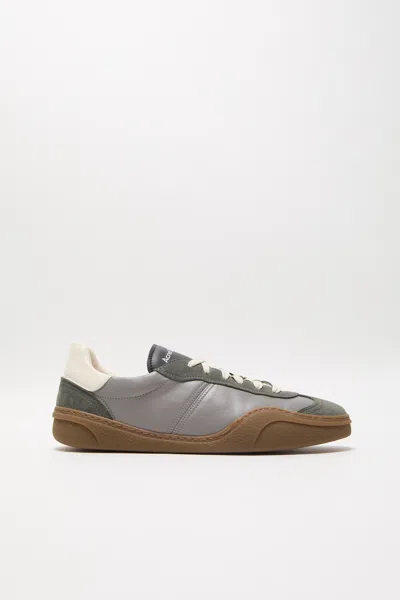 Acne Studios Men Leather Low-top Sneakers In Multi