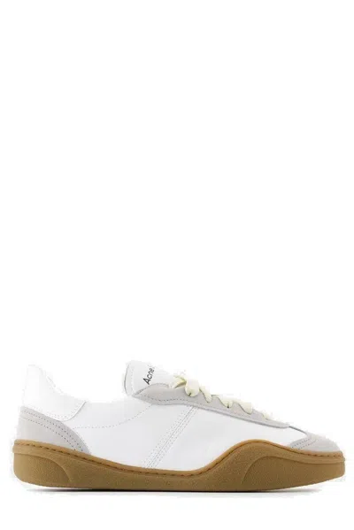 Acne Studios Lace-up Sneakers In White