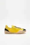 Acne Studios Lace-up Sneakers In Yellow