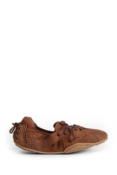 Acne Studios Bilaria Pigalle Leather-trimmed Suede Sneakers In Multi