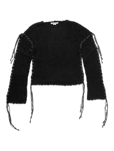 ACNE STUDIOS LACING KNIT JUMPER
