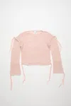Acne Studios Drop-shoulder Sweater In Light Pink