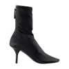 Acne Studios Lambskin Leather Ankle Boot In Multi