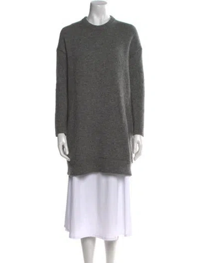 Pre-owned Acne Studios Lambswool Crew Neck Sweater In Gray