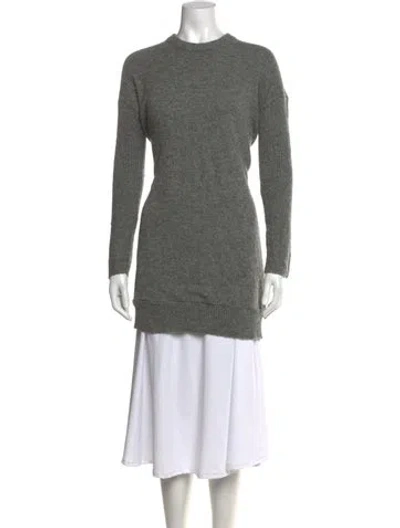 Pre-owned Acne Studios Lambswool Crew Neck Sweater In Grey