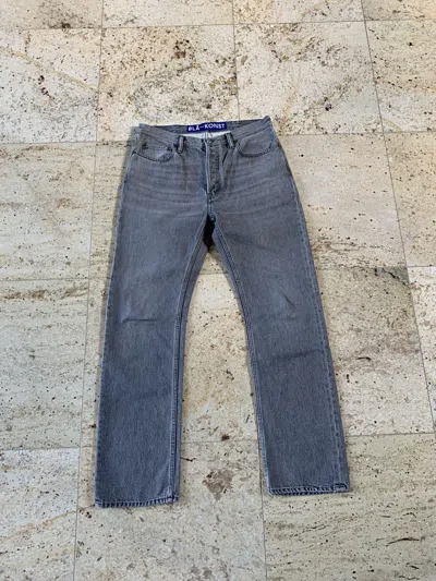 Pre-owned Acne Studios Land Denim In Mid Grey