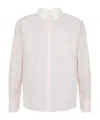 Acne Studios Saffron Stripe Cotton Poplin Button-up Shirt In White