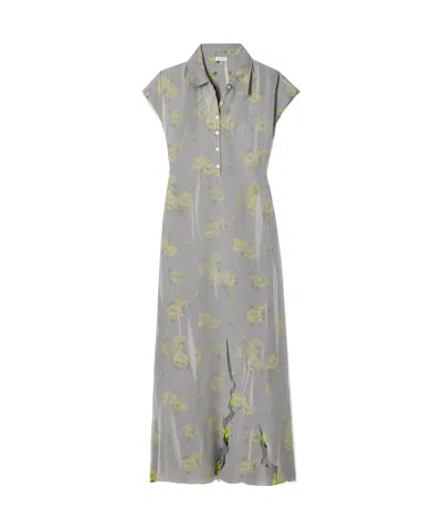 Acne Studios Dranee Long Dress In Grey