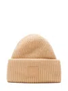 Acne Studios Large Face Logo Beanie