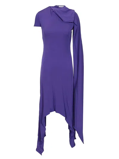 Acne Studios Layered Dress Dresses Violet In Purple