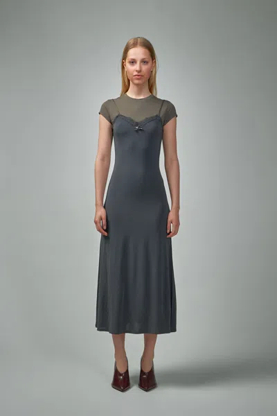 ACNE STUDIOS LAYERED JERSEY DRESS