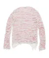 Acne Studios Cut-out Sweater In Pink