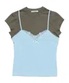 Acne Studios Layered Strap T-shirt In Blue