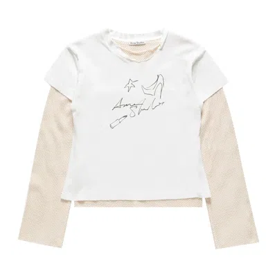 Pre-owned Acne Studios Layered Long-sleeve 'off White' | Women's Size M