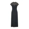 Acne Studios Layered Midi Dress In Grey