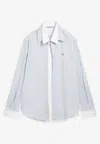 Acne Studios Layered Poplin Shirt In White