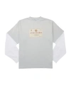 Acne Studios Edra Double U Layered Cotton Shirt In White