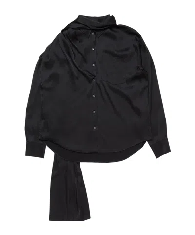 ACNE STUDIOS ACNE STUDIOS LAYERED SATIN BLOUSE