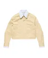 Acne Studios Layered Twill Jacket In Neutral