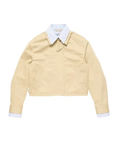 ACNE STUDIOS LAYERED TWILL JACKET