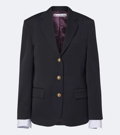 ACNE STUDIOS LAYERED WOOL BLAZER