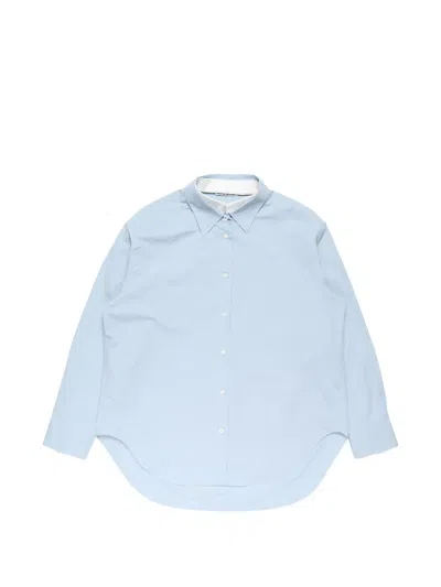 Acne Studios Layred Button-up In Blue