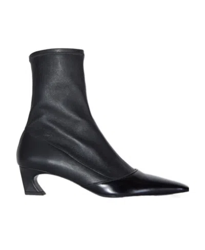 ACNE STUDIOS LEATHER ANKLE BOOTS