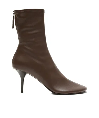 ACNE STUDIOS LEATHER ANKLE BOOTS