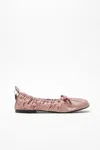 Acne Studios Leather Ballet Flat In Pink