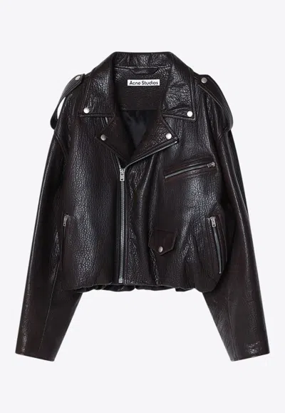 Acne Studios Leather Biker Jacket