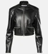 ACNE STUDIOS LEATHER BIKER JACKET