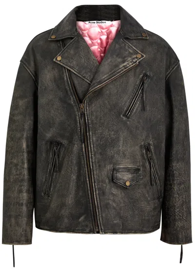 ACNE STUDIOS ACNE STUDIOS LEATHER BIKER JACKET