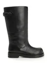 Acne Studios Knee Length Round Toe Beshay Boot In Black